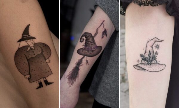 35+ Witch Hat Tattoo Ideas Conjuring Whimsical Mystical Witchcraft