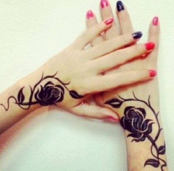 Lisianthus flower tattoo Tattoo on skin