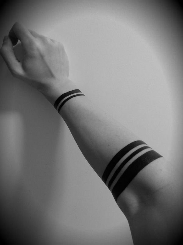 Wristband wrist Tattoo Tattoo on skin